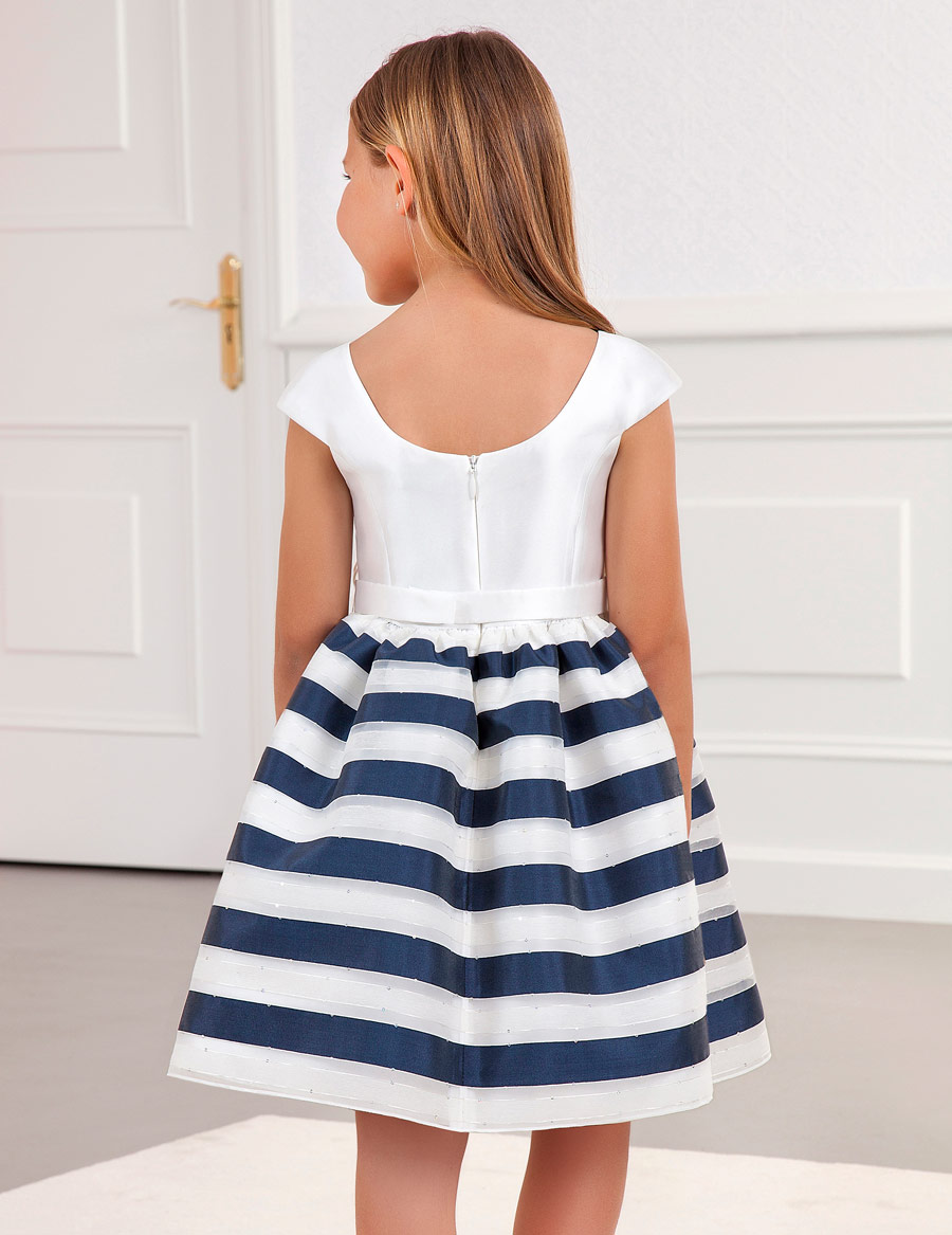 Dievčenské šaty   - Abel&Lula - STRIPED ORGANZA DRESS