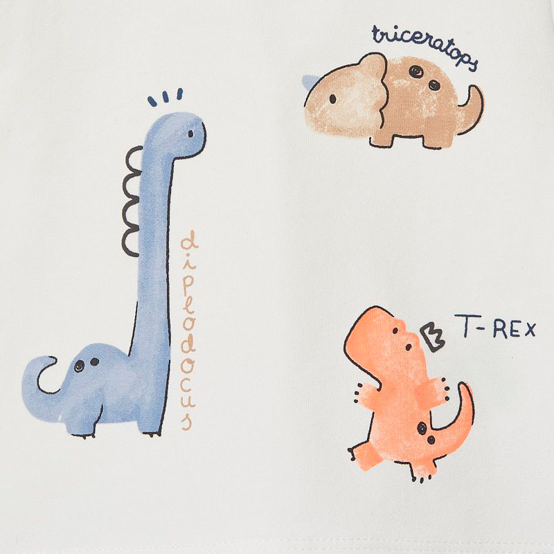 Chlapčenské tričko s dlhým rukávom - 2-set - NB class - T-REX