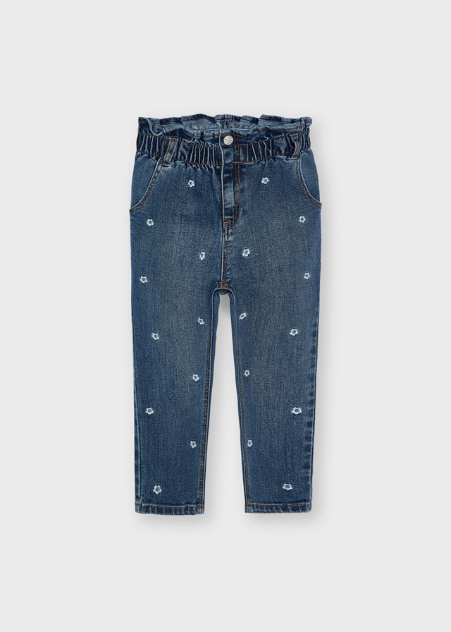 Dievčenské nohavice riflové - MYRL - Slouchy