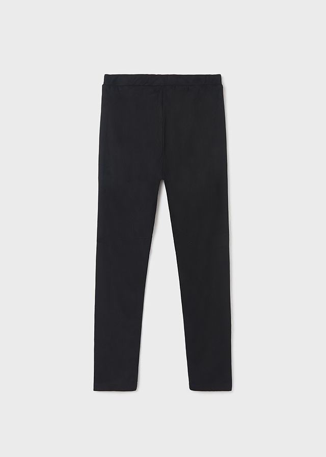 Dievčenské legíny z umelého semišu - Faux suede leggings