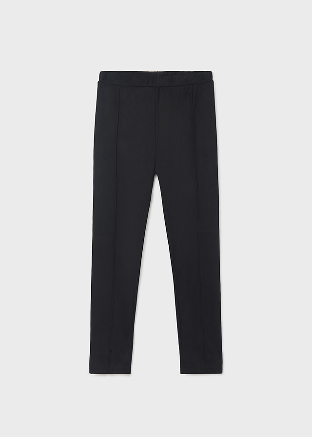 Dievčenské legíny z umelého semišu - Faux suede leggings