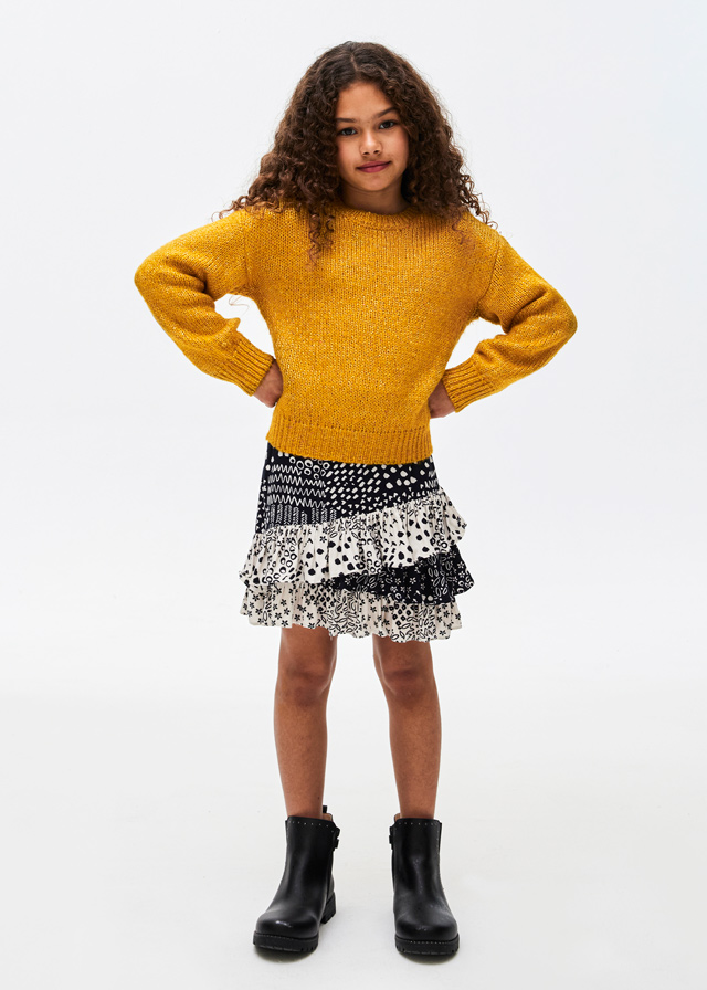Dievčenský pulóver pletený - MYRL - knit