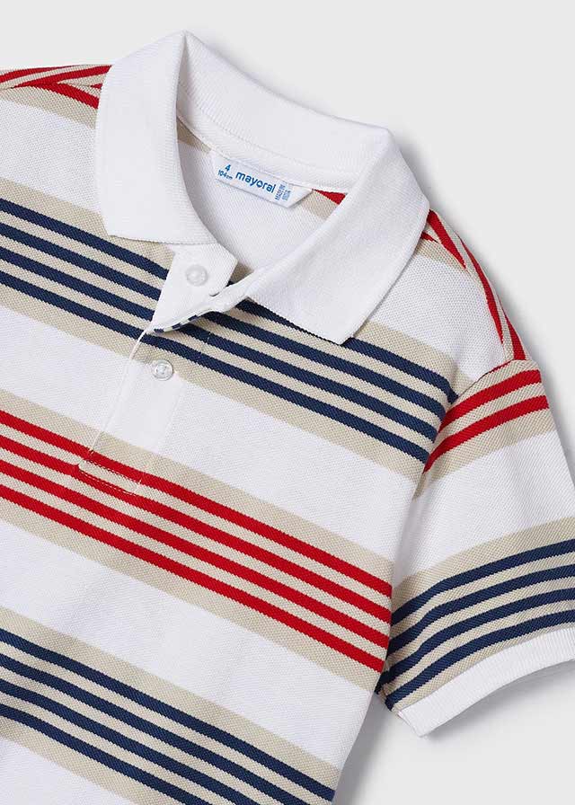 Chlapčenská polokošeľa s krátkym rukávom - MYRL - striped