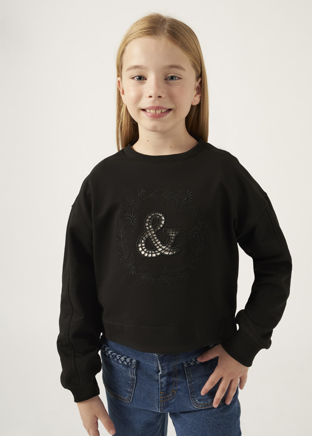 Dievčenský pulóver - MYRL - drop shoulder