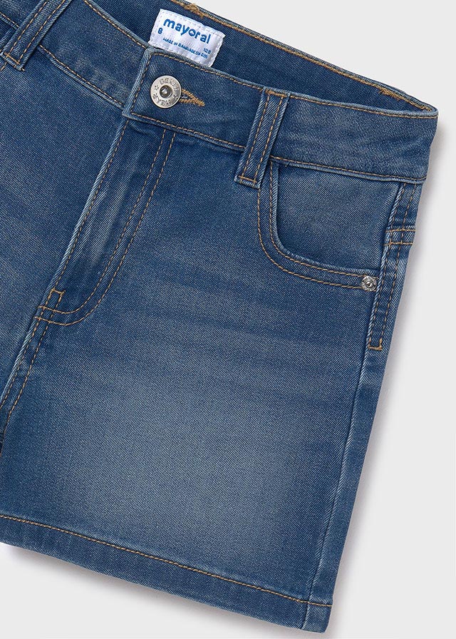 Dievčenské nohavice riflové krátke - MYRL - Girl Denim Shorts Ecowash