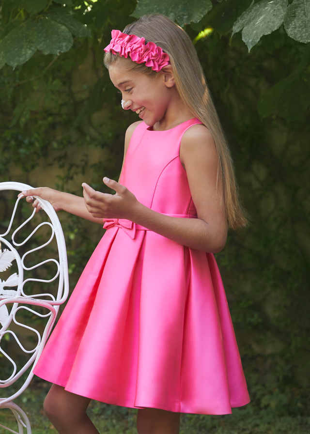 Dievčenské šaty   - Abel&Lula - Mikado Dress with Sash