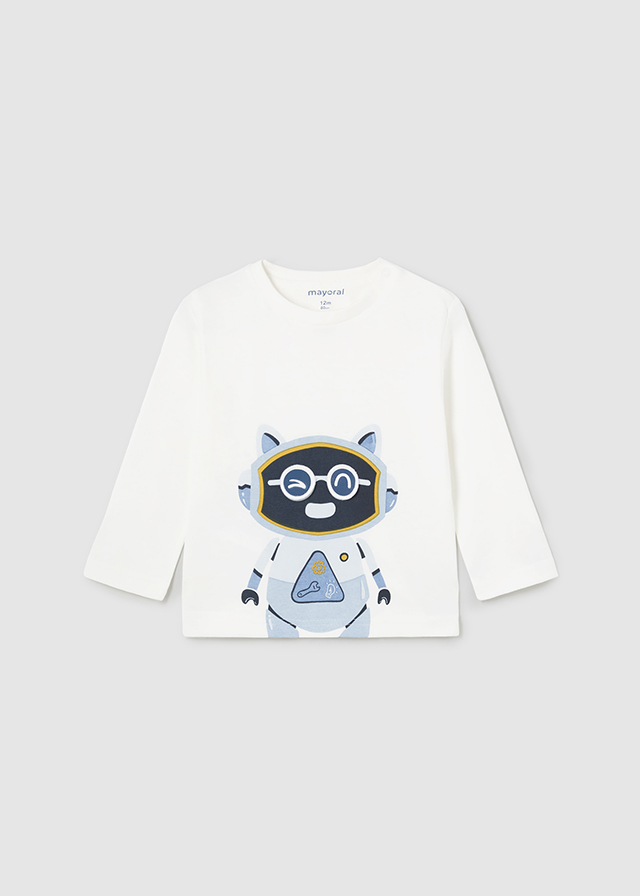 Chlapčenské tričko s dlhým rukávom - MYRL - Interactive Robot T-Shirt