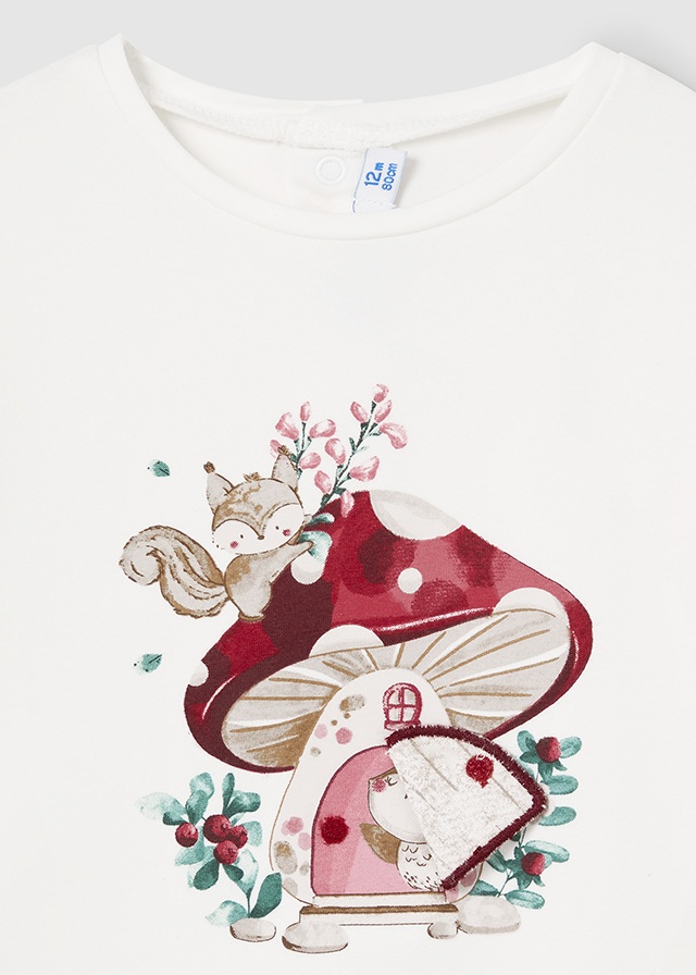Dievčenské tričko s dlhým rukávom - MYRL -  Graphic T-Shirt