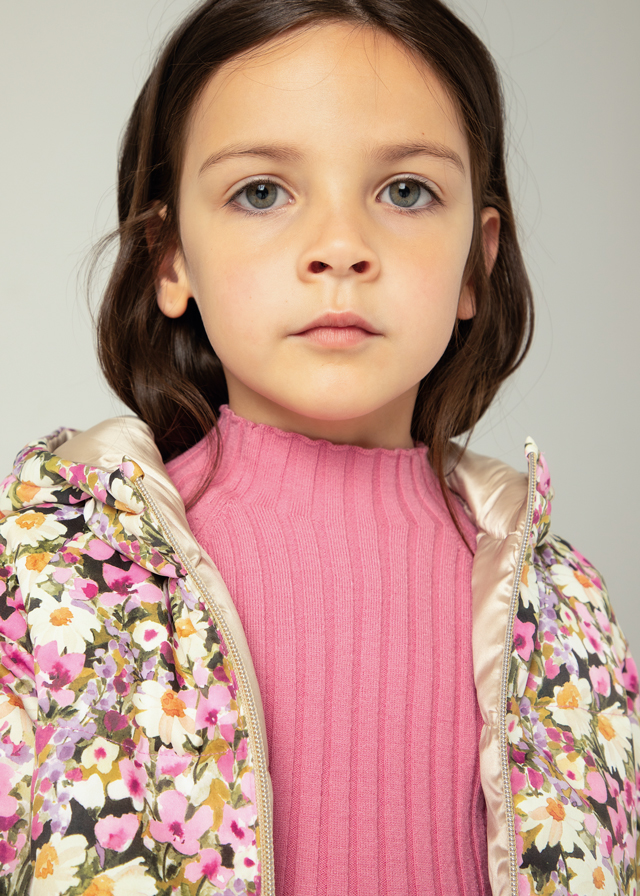 Dievčenský  kabát - MYRL - na prechodné obdobie - Reversible Padded Coat