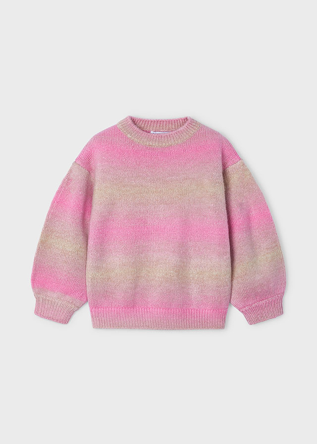 Dievčenský pulóver - MYRL - Gradient Striped Jumper