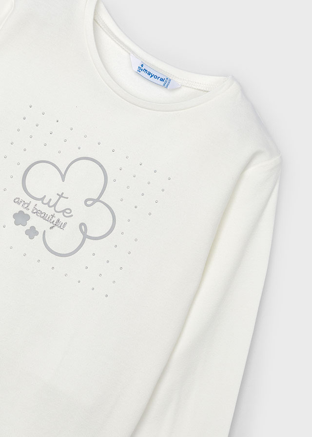 Dievčenské tričko s dlhým rukávom - MYRL - Flower T-Shirt