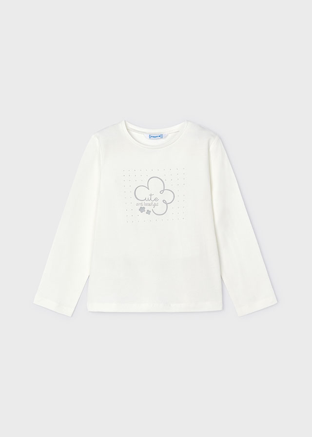 Dievčenské tričko s dlhým rukávom - MYRL - Flower T-Shirt