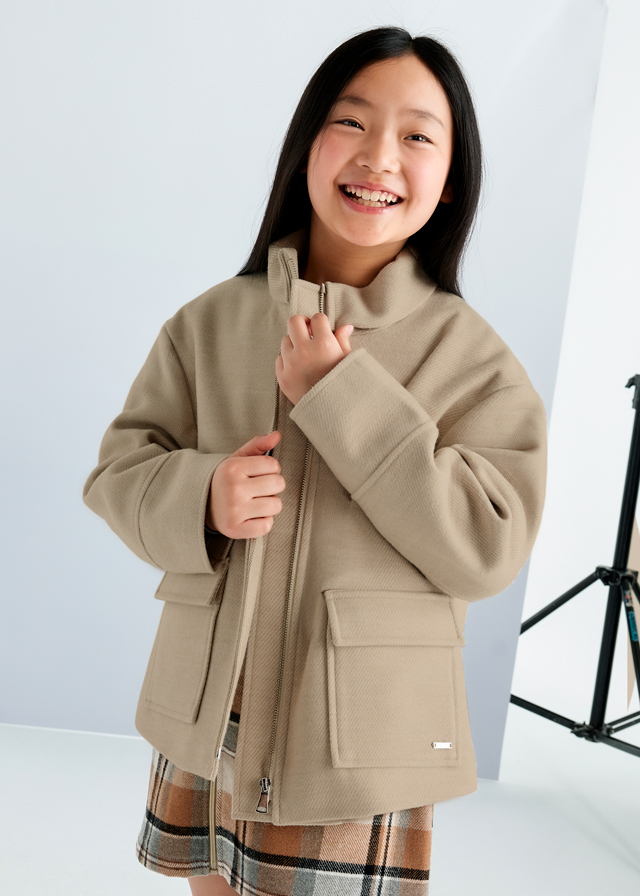 Dievčenský kabát  - MYRL - Zip Jacket