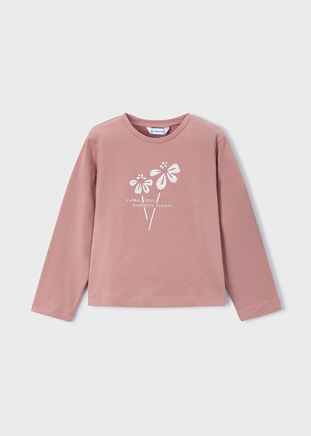 Dievčenské tričko s dlhým rukávom  - MYRL - Basic T-shirt