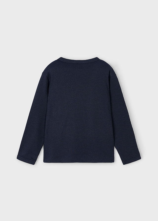 Chlapčenské tričko s dlhým rukávom - MYRL - plain long sleeved shirt
