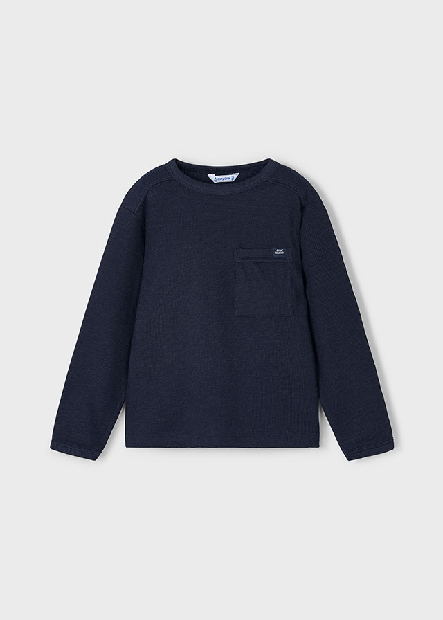 Chlapčenské tričko s dlhým rukávom - MYRL - plain long sleeved shirt