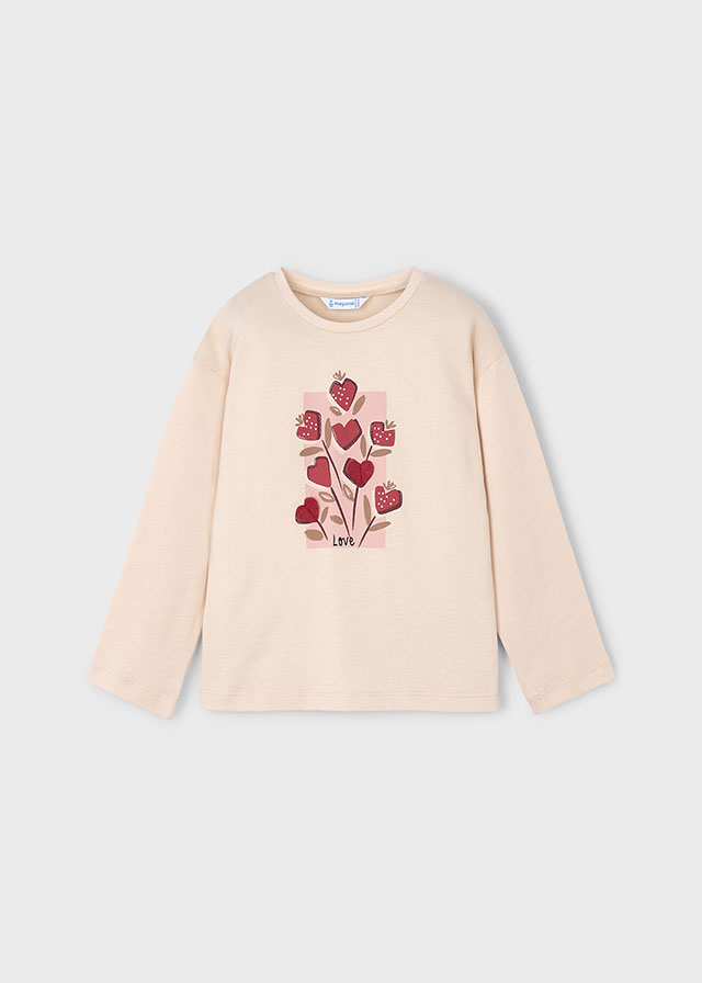 Dievčenské tričko s dlhým rukávom  - MYRL - doll t-shirt